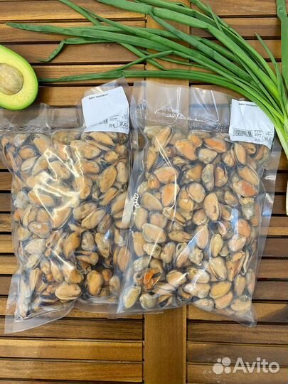 Мидии в раковине