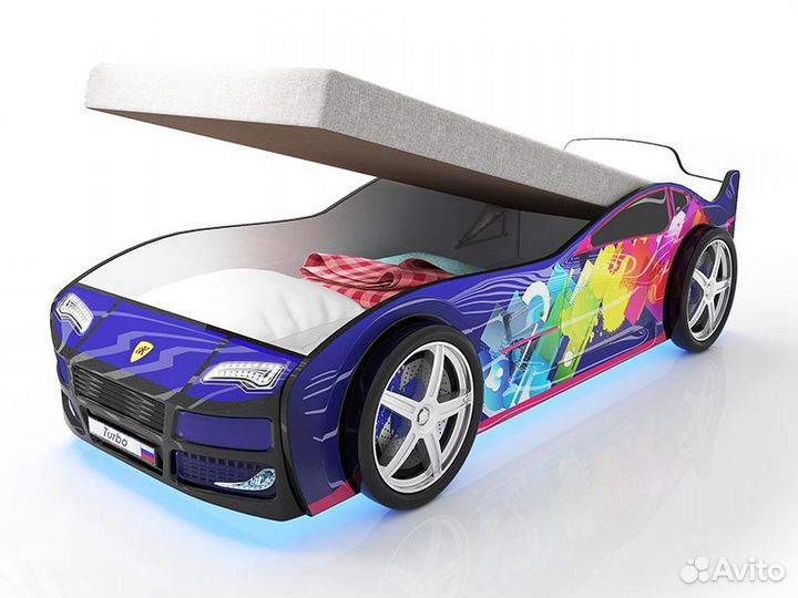 Кровать машина