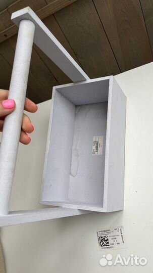 Ящик деревянный для цветов с ручкой