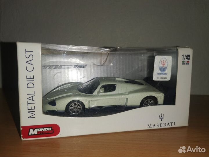 Модель mondo motors maserati MC12 1:43