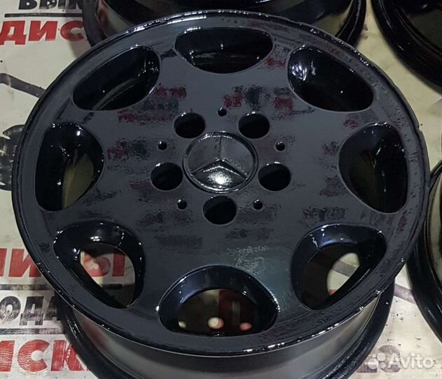 Диски, колеса, литые Mercedes r15; 5x112; цо 66,6