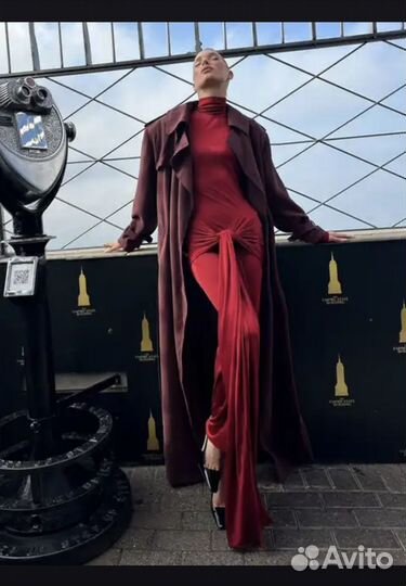 Эффектное макси платье