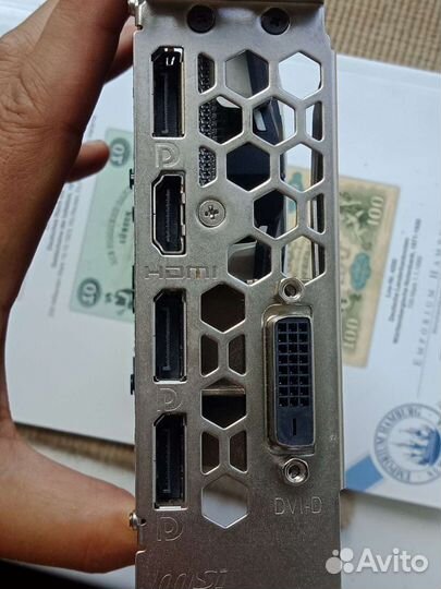 Видеокарта MSI Gtx 1080 8gb