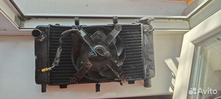 Радиатор на Yamaha fz6