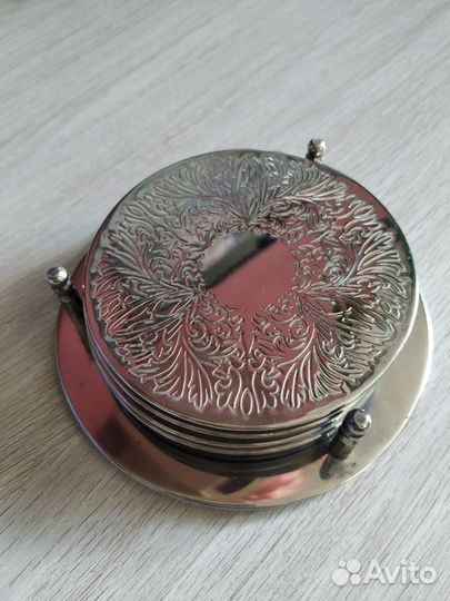 Подставки под стаканы чашки бокалы ретро винтаж