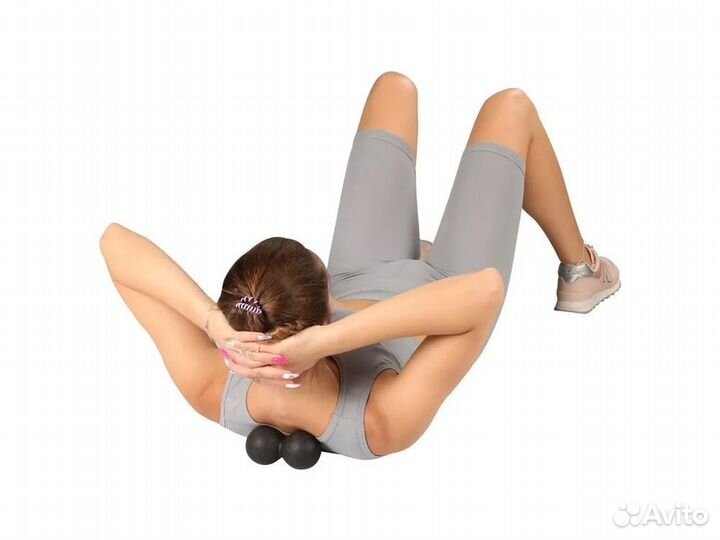 Мяч для мфр двойной Indigo 12,5x6 см