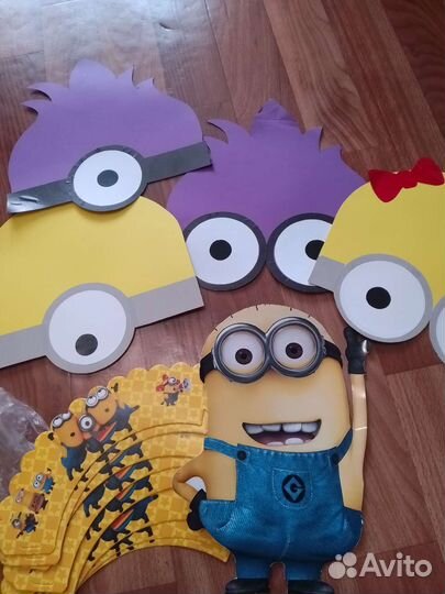 Аксессуары для Дня Рождения в стиле Миньоны