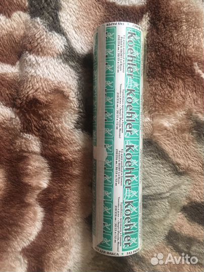 Термобумага для факса Koehler 210 мм