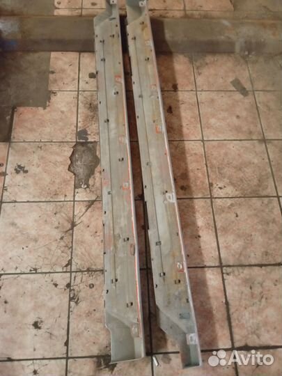 Пороги mitsubishi pajero 4 sport