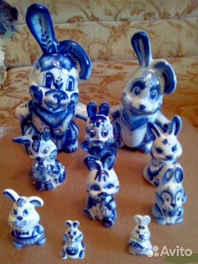 Авторская гжель одним лотом