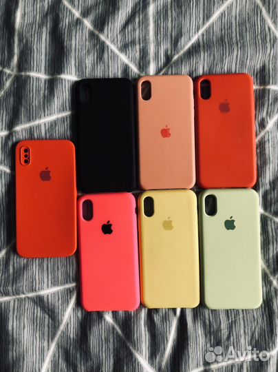 Силиконовые чехлы на iPhone X