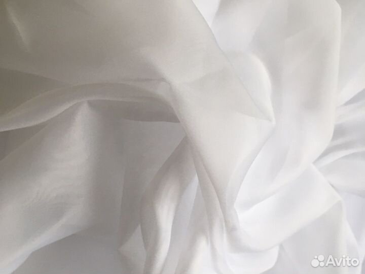 Вуаль белоснежная с утяжелителем (325 см) Турция