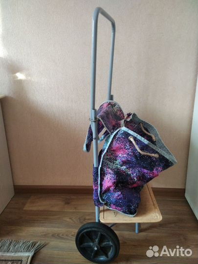Сумка тележка на 2 колесах