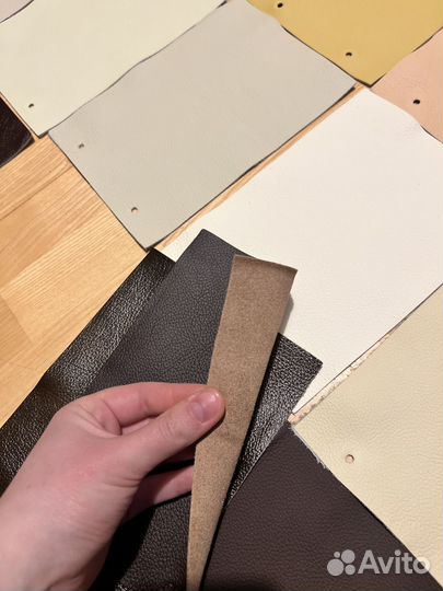 Кусочки натуральной кожи для рукоделия