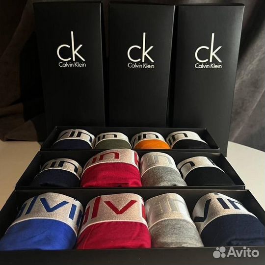 Трусы мужские ck боксеры хлопок