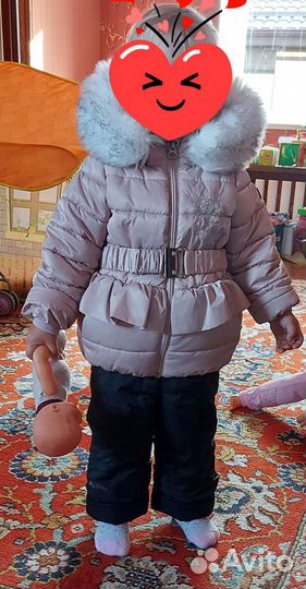 Зимний костюм для девочки