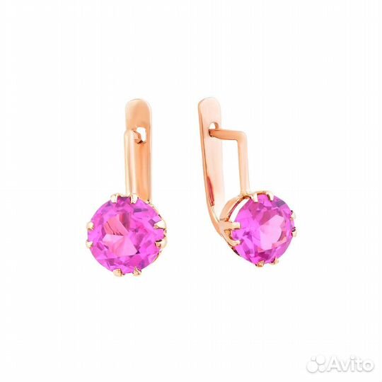 Серьги золотые