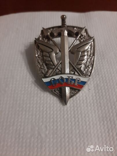 Знак на берет собр