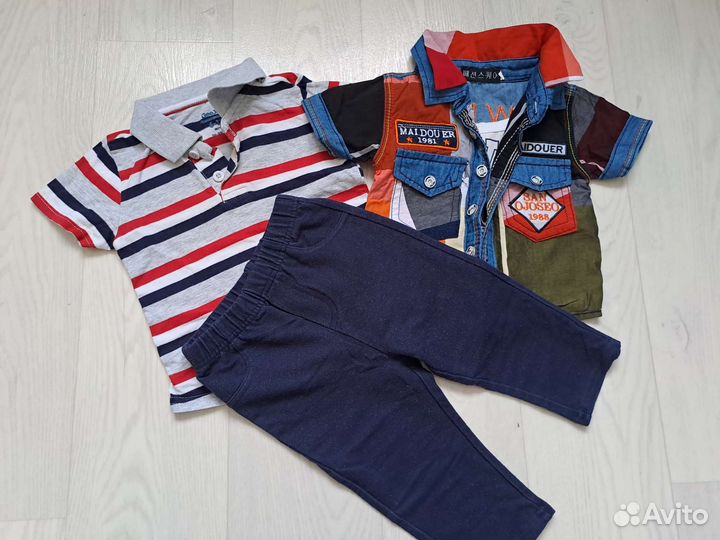 Вещи пакетом на мальчика до года