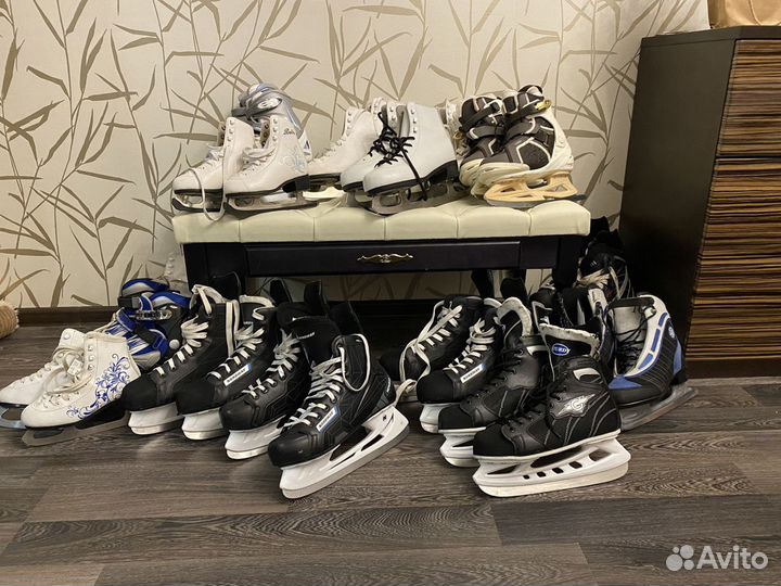 Прокат. Ролики и коньки мужские, женские и детские