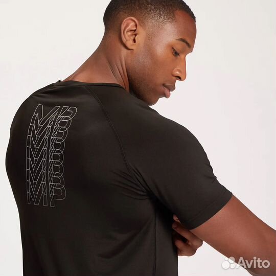Футболка Myprotein Repeat Graphic Training - Black