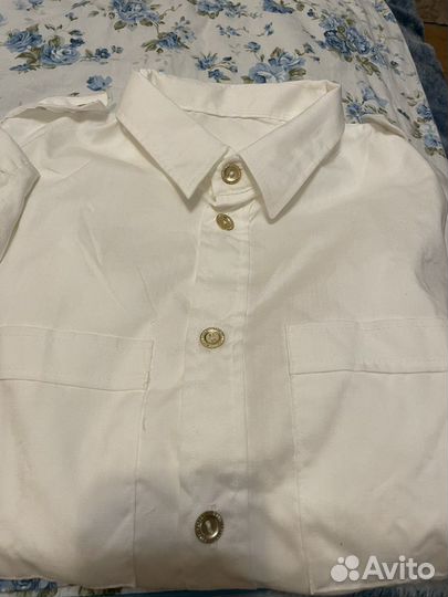 Школьные белые рубашки СССР для мальчика