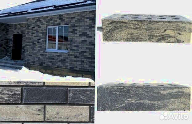 Кирпич облицовочный гиперпрессованный