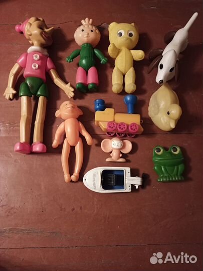 Ретро игрушки пластик времен СССР