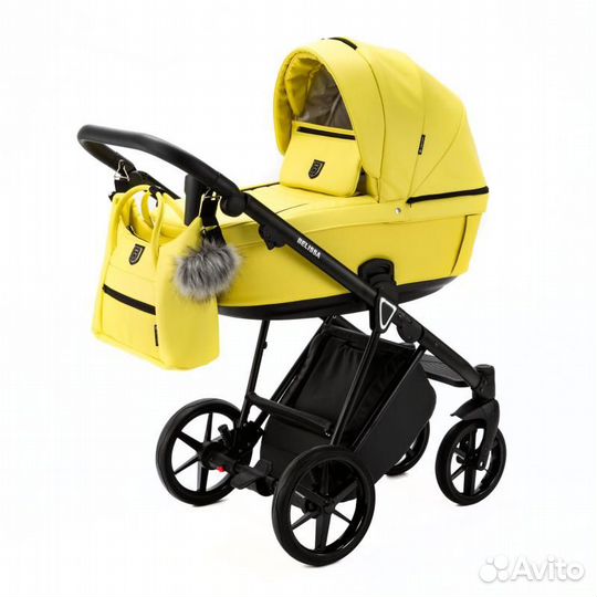 Коляска Adamex Belissa Deluxe (100 кожа) 2в1