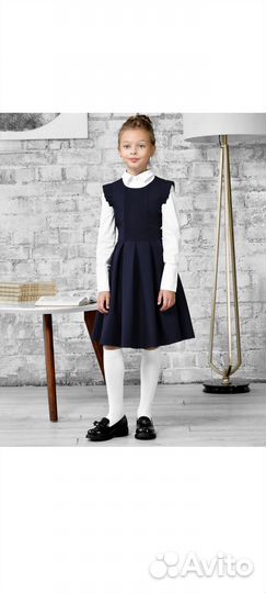 Сарафан школьный 128-134