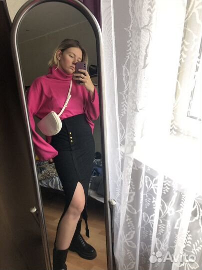 Вещи пакетом Свитер Блузка Платье Юбка,р.44-46