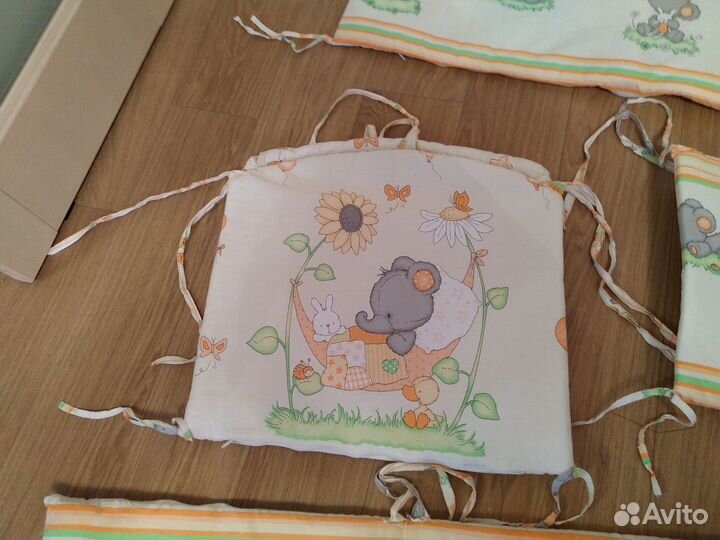 Бортики на детскую кроватку