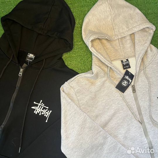 Зип худи stussy