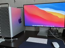 Apple Mac Pro + Apple XDR Display + подставка