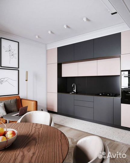 Кухня на заказ Г-образная