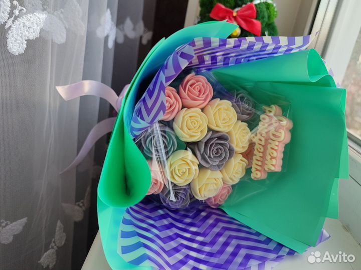 Шоколадные цветы