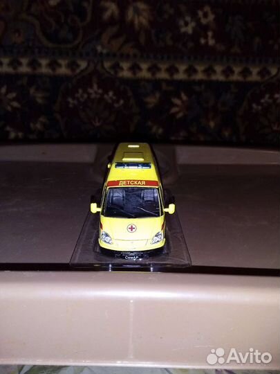 Модель Газель Семар Скорая Помощь.Детская 1:43