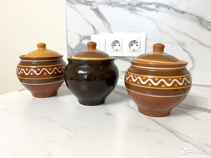 Горшки для запекания 3шт