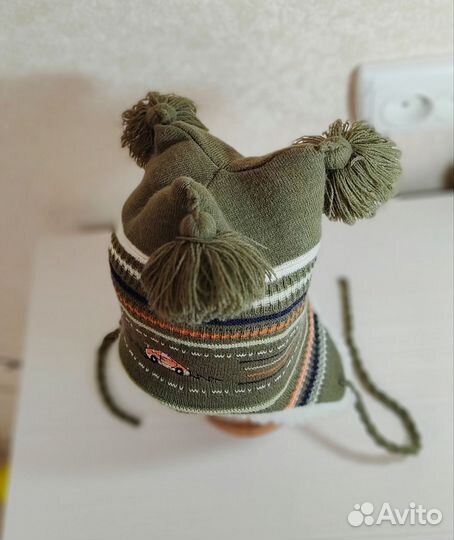 Теплая шапка размер 50