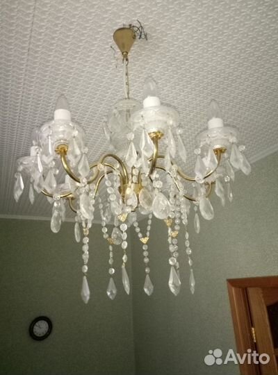 Люстра хрустальная, СССР