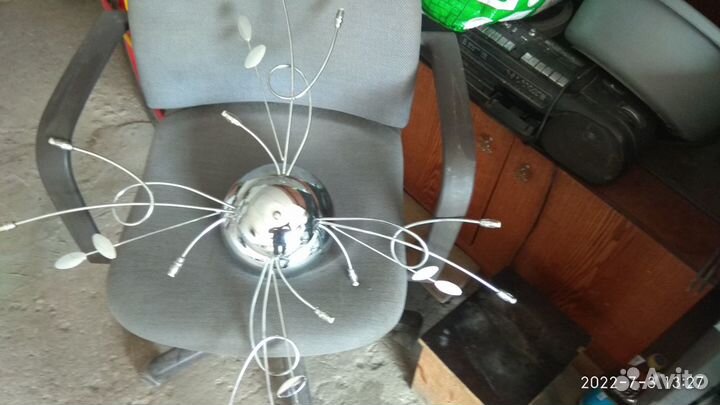 Люстра потолочная бу на запчасти 220\12