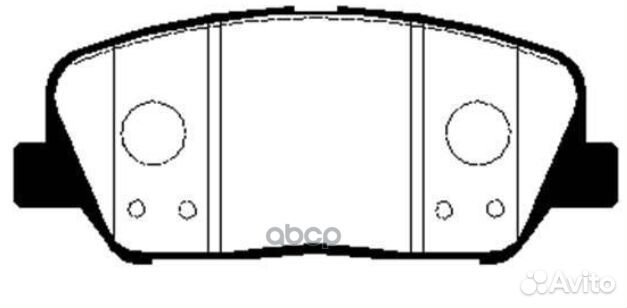 Колодки тормозные перед hyundai I30 12/KIA CEE