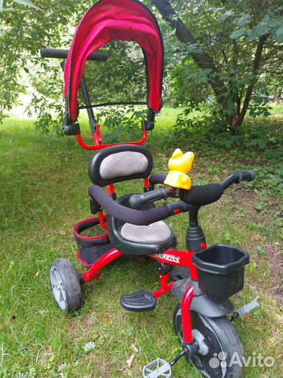 Детский трехколесный велосипед с тентом Kreiss