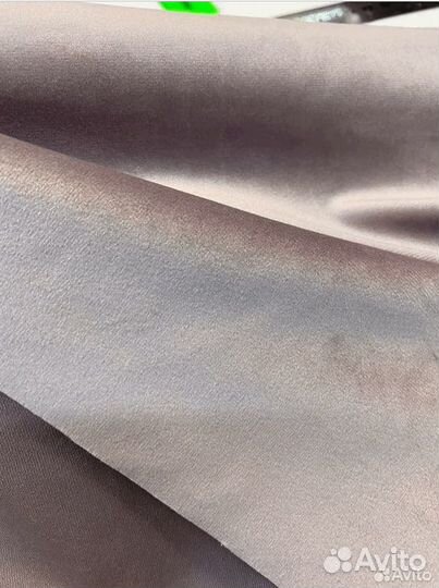 Велюровая ткань (2,4м * 0,4м) темно-розовая