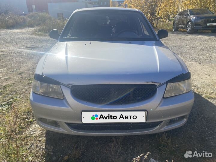 Hyundai Accent 1.5 МТ, 2005, 203 000 км