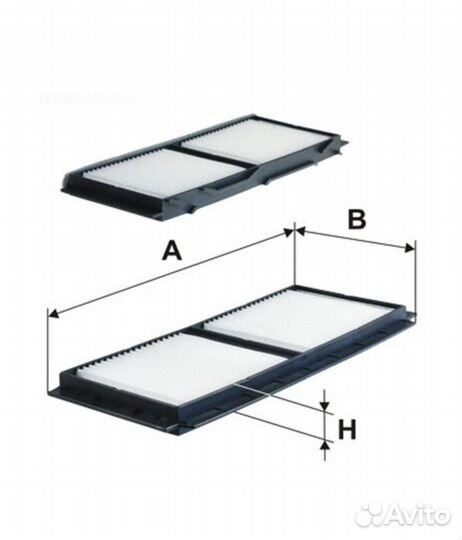 Filtron K1312-2X Фильтр салонный mazda