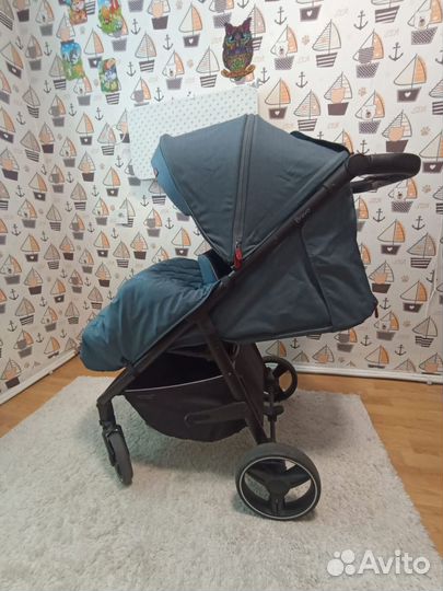 Прогулочная коляска carrello bravo Azure Blue