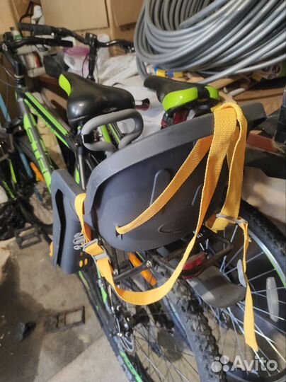 Детское велокресло на багажник
