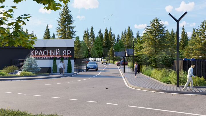 Коттедж 110 м² на участке 8 сот.