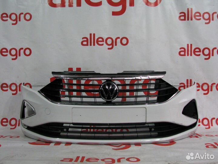 VW Polo 6 бампер передний 2020+